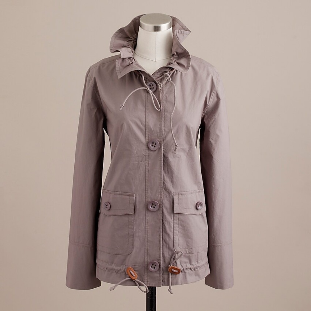 J. Crew | Women’s Tan Rain Jacket size 2